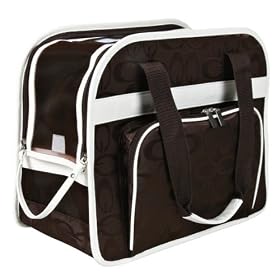 Alisha Bag, nylon, 20 � 32 � 39 cm, coffee/cream
