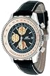 Adee Kaye Men's Leather Strap Chronograph Watch Model AK6230-M1