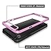 Galaxy S5 Case, Coolden® Ultra Exact Fit Defender Shield Soft Interior Galaxy S5 Hard Case Non-slip Grip Cover Slim Rugged Flexible Armor for Galaxy S5 - Pink