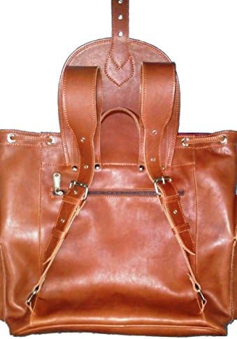 Leather Luxury Handmade Light Brown Soft Cow Leather Backpack