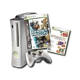Xbox 360 Console Pro Holiday Bundle (Includes Ghost Recon Advanced Warfighter and Xbox Live Arcade Unplugged)