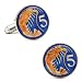 Hand Painted Caymen Island Five Cent Coin Cufflinks