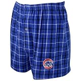 Reebok Chicago Cubs Royal Blue Gridiron Boxer Shorts