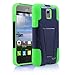 Alcatel One Touch Pop star LTE Case, Starshop Straight Talk Alcatel One Touch Pop star LTE A845L Prepaid Smartphone Premium Durable Rugged Shell Hybrid Protective Phone Case Cover with Built in Kickstand Green