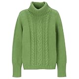 Girls' Cherokee Placed Cable Sweater - Green