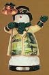 Bradford Editions "Irish You Happiness" Snowman Figure 7"