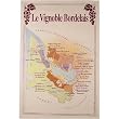 Bordeaux (Bordelais) Region Wines map instructional and Pictorial on Printed Towel. Terroirs de France Tea Towel