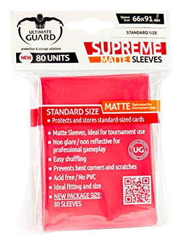 Supreme Matte Red Sleeves (80)