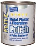 Flitz Blue Metal, Plastic and Fiberglass Polish Paste - 2.0 lbs. Quart Can