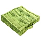 Morroco Striped Cotton Floor Cushion Green