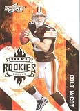 2010 Score Hot Rookies Football Card # 18 Colt McCoy Cleveland Browns In A Protective ScrewDown Case!