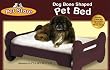 Pet Store Dog Bone Shaped Wooden Pet Bed Pet Store Dog Bone Shaped Wooden Pet Bed