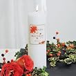 Ivory Fall Wedding Unity Candle