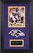 Willis McGahee Baltimore Ravens Deluxe Framed Unsigned 8x10 Photograph with Plate