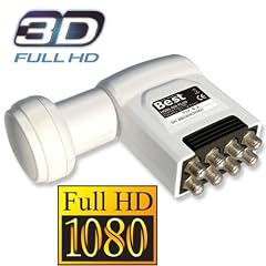 LNB Octo Best Germany 0,1 dB HDTV HD Ready HQDL 808 FullHD 1080p 3D NEU