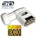 LNB Octo Best Germany 0,1 dB HDTV HD Ready HQDL 808 FullHD 1080p 3D NEU