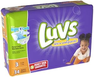 Luvs with Ultra Leakguards, Size 3 Diapers, 34 ea