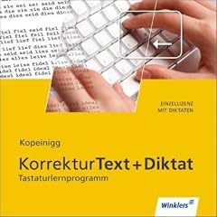 Korrektur Text + Diktat. Tastaturlernprogramm. CD-ROM