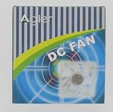 AGILER 80MM PC COOLING FAN TRANSPARENT LED LIGHTS NEW