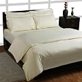 200 Thread Count 100% Egyptian Cotton- King Size Pillow Case - Cream - Housewife