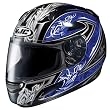 HJC Throttle Men's CL-SP Sports Bike Motorcycle Helmet - MC-2 Black/Blue/White