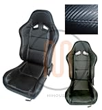 Black (Driver & Passanger Seats) MimoUSA Racing Seats [o3612]