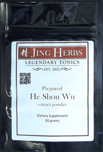 Jing Herbs He Shou Wu Extract Powder 50 Grams by Jing Herbs