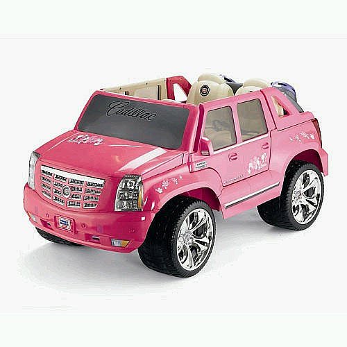 Power Wheels FisherPrice Barbie Cadillac Hybrid Escalade EXT Pink
