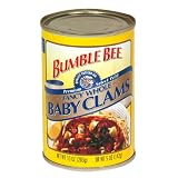 Bumble Bee Whole Baby Clams, 10-Ounce Cans (Pack of 12)