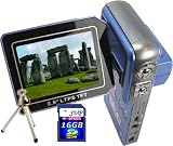 SVP HDDV-3000 12MP Max. 6-in-1 Multi-Functional Camcorder with Rare Huge Flip LCD! (16GB SDHC Card & Tripod Included)