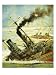 Scuttling the Great German Fleet at Scapa Flow Art Giclee Poster Print by Graham Coton, 18x24