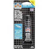 Permatex 22072 Ultra Black Maximum Oil Resistance RTV Silicone Gasket Maker, .5 oz. Tube