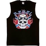 Mens Sleeveless T-Shirt : REBEL