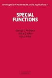 Buy : Special Functions (Encyclopedia of Mathematics and its Applications)