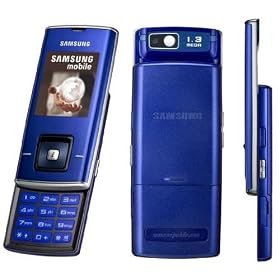 Brand New Samsung SGH J600 - Blue (Unlocked) Slide Camera Bluetooth Mobile Phone