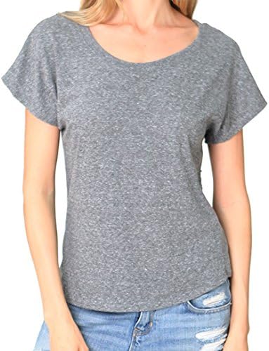 Royal Apparel Made In The USA Women's Triblend Dolman Medium Grey