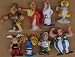 Asterix Set Of (8) PVCs From Belgium 1990`s