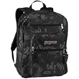  : JanSport Big Student Backpack (Grey/Vegas Nights)