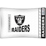 NFL Oakland Raiders Micro Fiber Pillow Case Logo