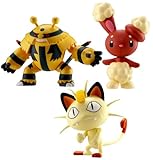 Pokemon Jakks Pacific Diamond & Pearl Series 1 Basic Figure 3-Pack Meowth, Buneary & Electivire
