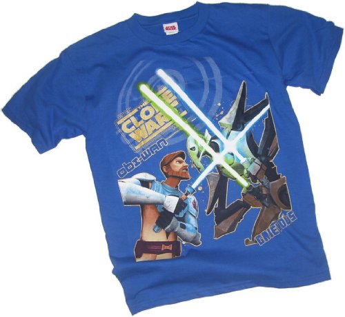 Star Wars: The Clone Wars â€” Obi-Wan Vs. Grievous Battle Youth T-Shirt