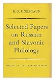 Selected papers on Russian and Slavonic philology