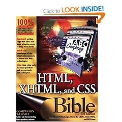 HTML, XHTML, and CSS Bible