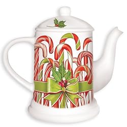 Candy Cane Cocoa Pot