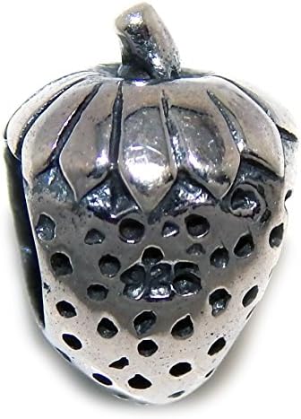 925 Sterling Silver "Strawberry" Charm Bead 179