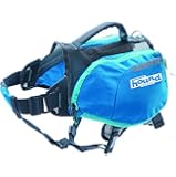 Outward Hound Kyjen  22005 DayPak Dog Backpack Adjustable Saddlebag Style Dog Accessory, Large, Blue