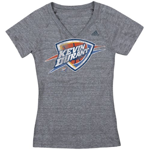 Adidas Oklahoma City Thunder Womens Tri-Blend T-Shirt Medium