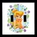 TINKERBELL TINKER BELL DOUBLE TOGGLE SWITCH PLATE