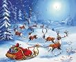 Advent Calendar - Santa in His Sleigh