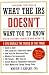 Search : What the IRS Doesn't Want You to Know: A CPA Reveals the Tricks of the Trade